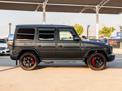 2021 Mercedes-Benz G-Class G 63 AMG Neat and Clean Car Black Red SUV
