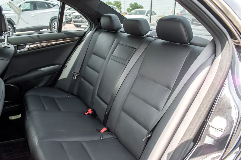 2008 Mercedes-Benz C-Class C250 6 Cylinders Engine Black Sedan Clean Car