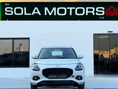 2026 Suzuki Swift GLX 1.2L CVT AT 3 Cylinders Engine White Black Hatchback