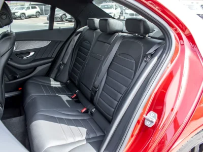 2021 Mercedes-Benz C-Class C43 AMG 6 Cylinder Engine Red Black Sedan