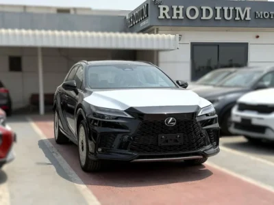 2025 Lexus RX500h F Sport Performance 2.4L Hybrid Black Red SUV GCC Specs