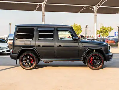 2021 Mercedes-Benz G-Class G 63 AMG Neat and Clean Car Black Red SUV