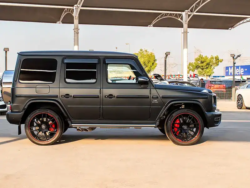 2021 Mercedes-Benz G-Class G 63 AMG Neat and Clean Car Black Red SUV