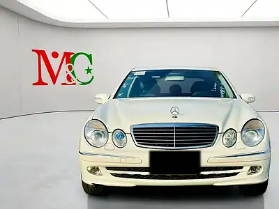 2003 Mercedes-Benz E-Class E 240 6 Cylinders Engine White Black Sedan