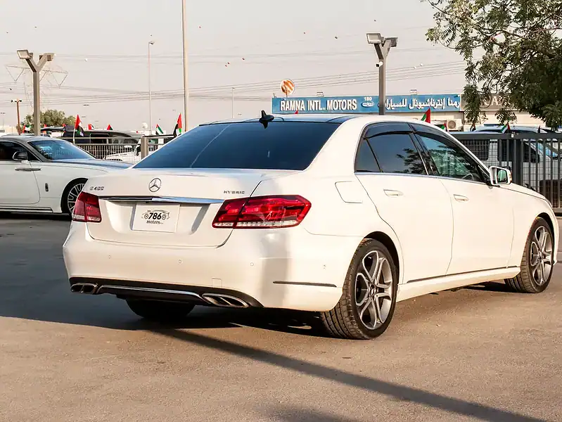2016 Mercedes-Benz E-Class E400 Hybrid 4.5 B GRADE Clean Title White Black