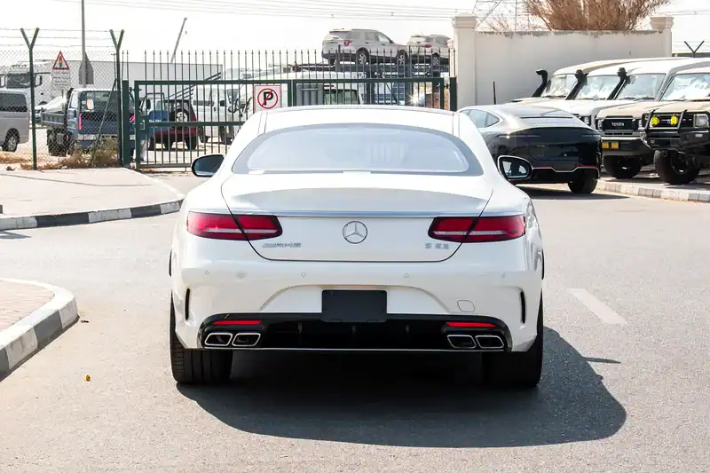 2018 Mercedes-Benz S-Class S 63 Coupe AMG Super Clean Car White Black