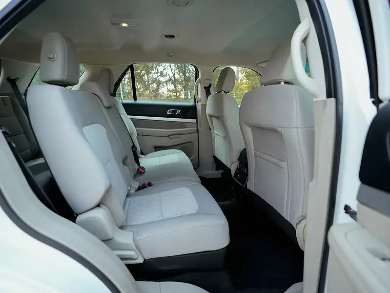 2018 Ford Explorer XLT 3.5L 6 Cylinders Engine 4WD GCC White Beige