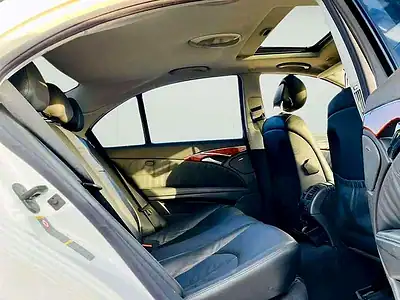 2003 Mercedes-Benz E-Class E 240 6 Cylinders Engine White Black Sedan