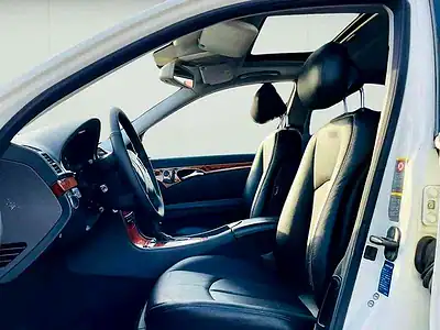 2003 Mercedes-Benz E-Class E 240 6 Cylinders Engine White Black Sedan