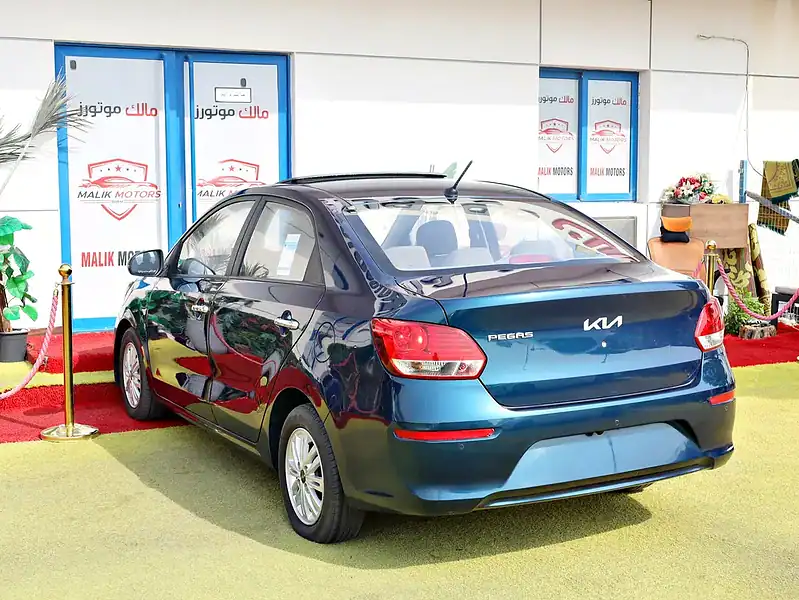 2022 Kia Pegas MPI Top 4 Cylinders Engine Blue Black Sedan GCC Specs