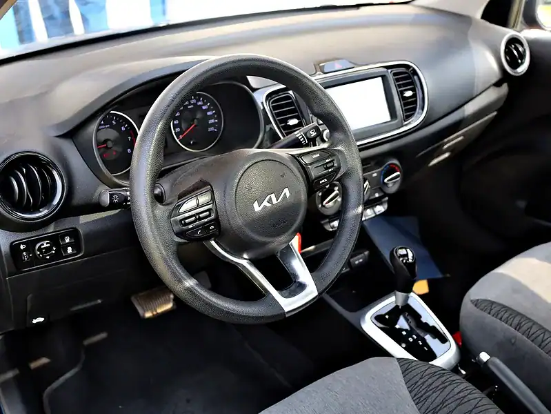 2022 Kia Pegas MPI Top 4 Cylinders Engine Blue Black Sedan GCC Specs