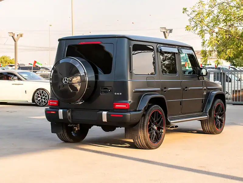 2021 Mercedes-Benz G-Class G 63 AMG Neat and Clean Car Black Red SUV