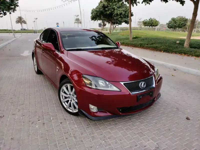 2007 Lexus IS-Series Sport 6 Cylinders Engine Red Beige Sedan GCC Specs