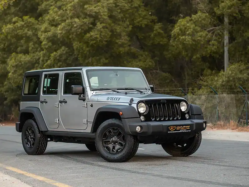 2018 Jeep Wrangler Unlimited Willys Wheeler 3.6L 6 Cylinder Engine Silver Grey