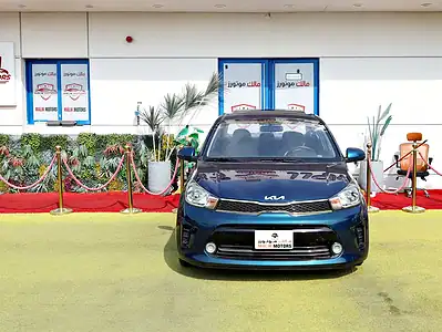 2022 Kia Pegas MPI Top 4 Cylinders Engine Blue Black Sedan GCC Specs