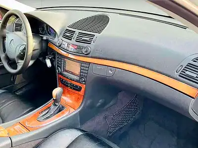 2003 Mercedes-Benz E-Class E 240 6 Cylinders Engine White Black Sedan