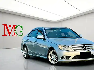 2008 Mercedes-Benz C-Class C250 6 Cylinders Engine Silver Black Sedan