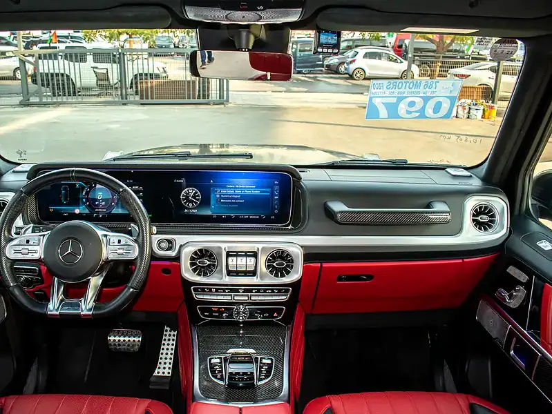 2021 Mercedes-Benz G-Class G 63 AMG Neat and Clean Car Black Red SUV