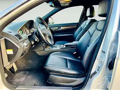 2008 Mercedes-Benz C-Class C250 6 Cylinders Engine Silver Black Sedan