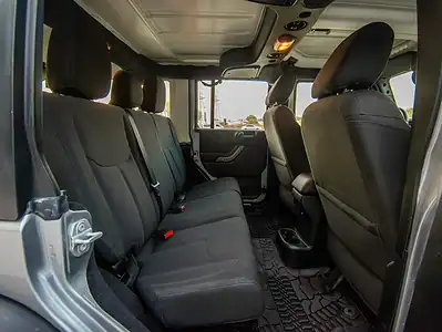 2018 Jeep Wrangler Unlimited Willys Wheeler 3.6L 6 Cylinder Engine Silver Grey