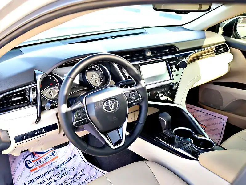 2020 Toyota Camry Grande 6 Cylinders Engine Silver Beige GCC Specs