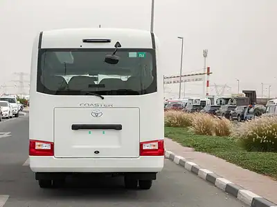 2025 Toyota Coaster HI ROOF 23S D 4.0L MT STD RD White Brown
