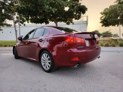 2007 Lexus IS-Series Sport 6 Cylinders Engine Red Beige Sedan GCC Specs