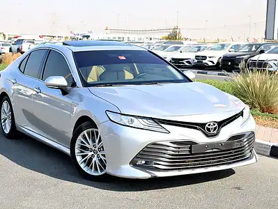 2020 Toyota Camry Grande 6 Cylinders Engine Silver Beige GCC Specs