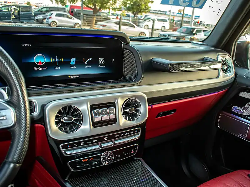 2021 Mercedes-Benz G-Class G 63 AMG Neat and Clean Car Black Red SUV