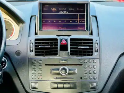 2008 Mercedes-Benz C-Class C250 6 Cylinders Engine Silver Black Sedan