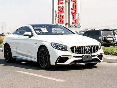 2018 Mercedes-Benz S-Class S 63 Coupe AMG Super Clean Car White Black
