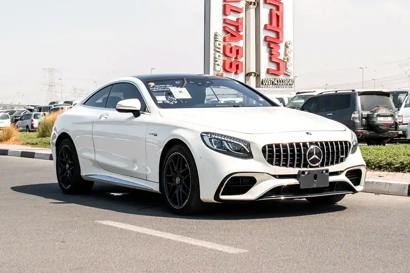 2018 Mercedes-Benz S-Class S 63 Coupe AMG Super Clean Car White Black