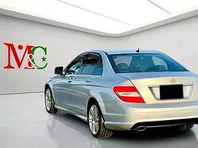 2008 Mercedes-Benz C-Class C250 6 Cylinders Engine Silver Black Sedan