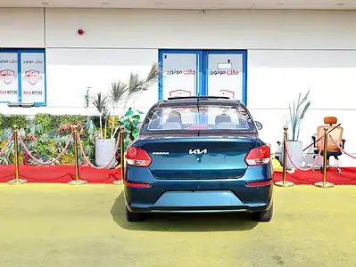 2022 Kia Pegas MPI Top 4 Cylinders Engine Blue Black Sedan GCC Specs