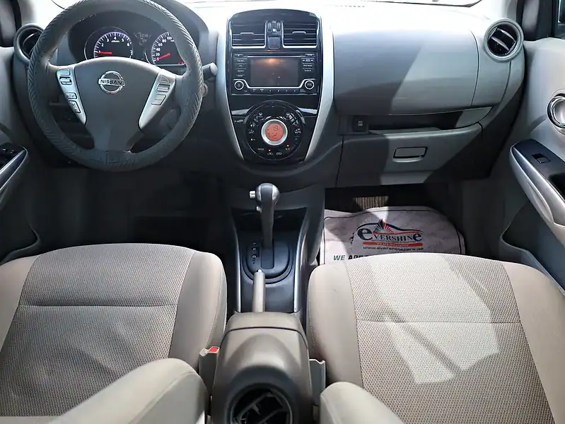 2019 Nissan Sunny Base 4 Cylinder Engine White Beige GCC Specs