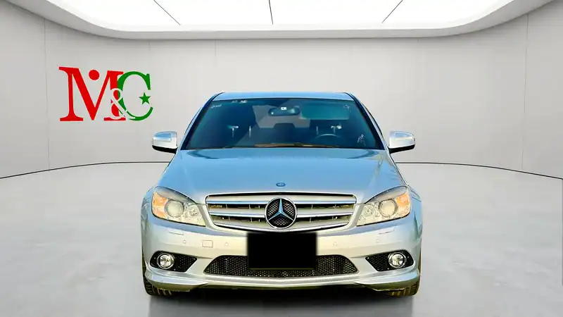 2008 Mercedes-Benz C-Class C250 6 Cylinders Engine Silver Black Sedan