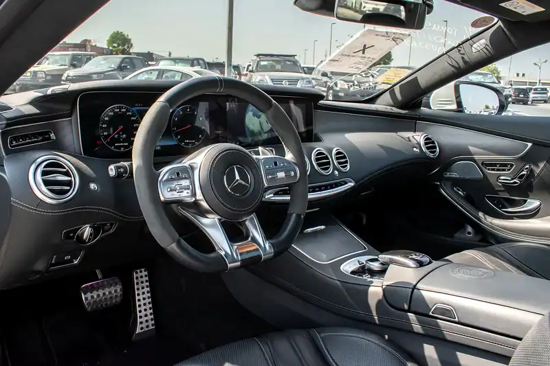 2018 Mercedes-Benz S-Class S 63 Coupe AMG Super Clean Car White Black