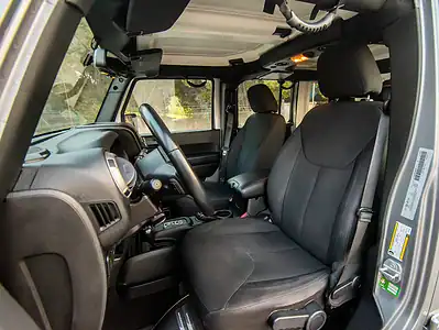 2018 Jeep Wrangler Unlimited Willys Wheeler 3.6L 6 Cylinder Engine Silver Grey