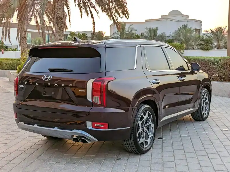2022 Hyundai Palisade Calligraphy 6 Cylinders Engine Burgundy Black SUV