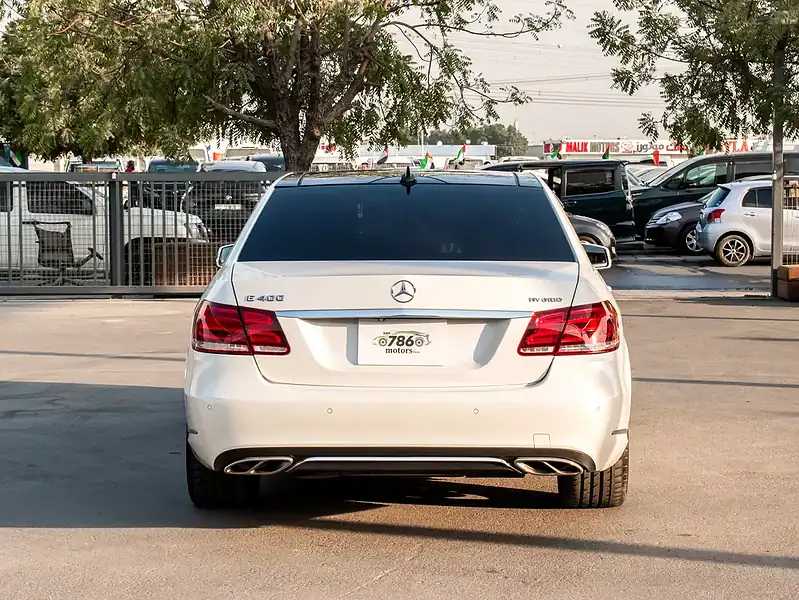 2016 Mercedes-Benz E-Class E400 Hybrid 4.5 B GRADE Clean Title White Black