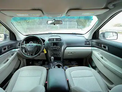 2018 Ford Explorer XLT 3.5L 6 Cylinders Engine 4WD GCC White Beige