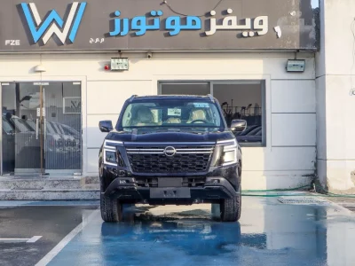 2025 Nissan Patrol LE VR35 3.5L V6 Engine Petrol 4WD Black Beige SUV GCC Specs