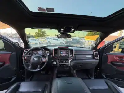 2019 RAM 1500 Rebel Crew Cab 5.7L 8 Cylinders Engine Petrol Black Red