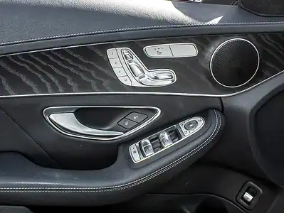 2016 Mercedes-Benz C-Class C200 4 Cylinders Engine White Black Sedan