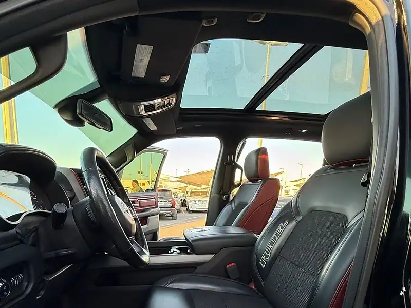 2019 RAM 1500 Rebel Crew Cab 5.7L 8 Cylinders Engine Petrol Black Red