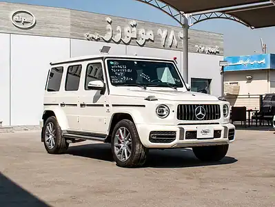 2020 Mercedes-Benz G-Class G 63 AMG 8 Cylinders Engine White Red SUV