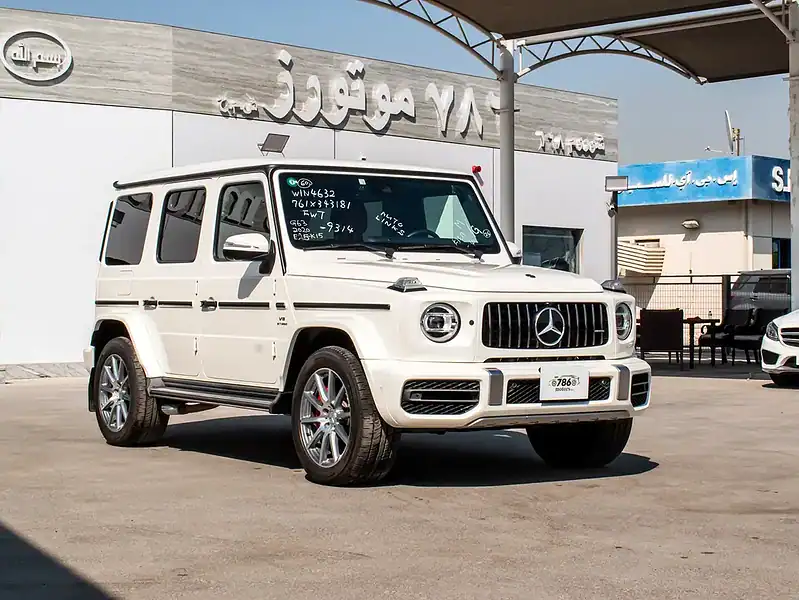 2020 Mercedes-Benz G-Class G 63 AMG 8 Cylinders Engine White Red SUV