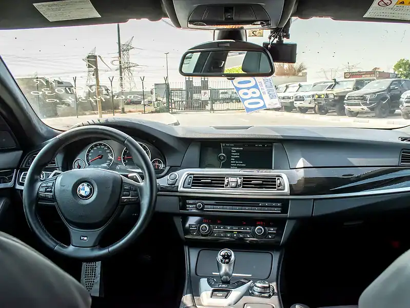 2012 BMW M5 Standard 8 Cylinders Engine White Black Sedan