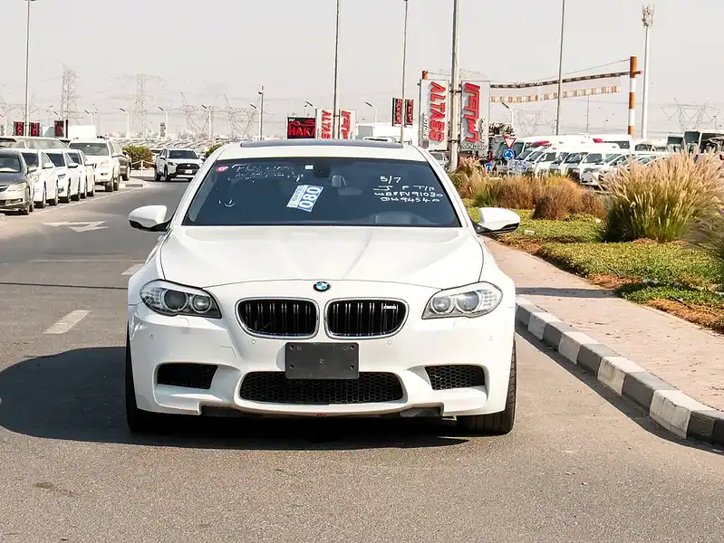 2012 BMW M5 Standard 8 Cylinders Engine White Black Sedan
