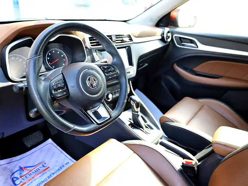 2019 MG ZS Luxury 4 Cylinders Engine Orange Brwon SUV GCC Specs